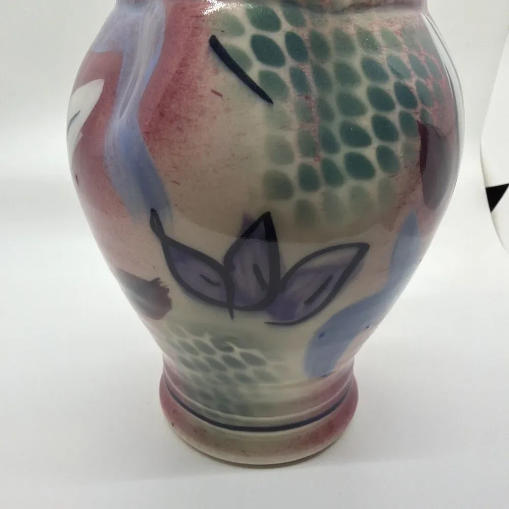 Vintage 1996 Kuniyoshi Studio Art Pottery Pitcher-Glazed